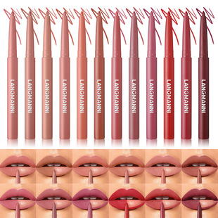 Langmanni Twelve-Color Matte Lip Liner Amazon Temu Wholesale