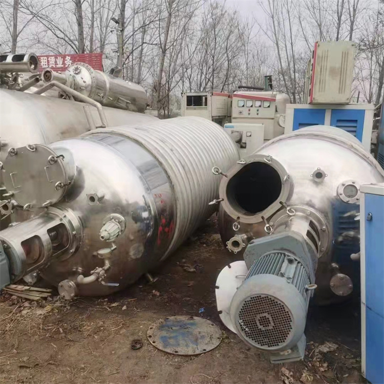二手发酵罐1000升不锈钢发酵罐200升叶片过滤器304材质带防爆电机