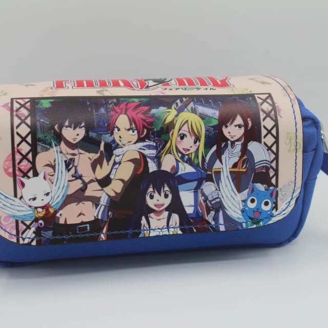 Fairy Tail Student Large-Capacity Coin Purse Wallet Pencil Case Stationery Bag Trendy