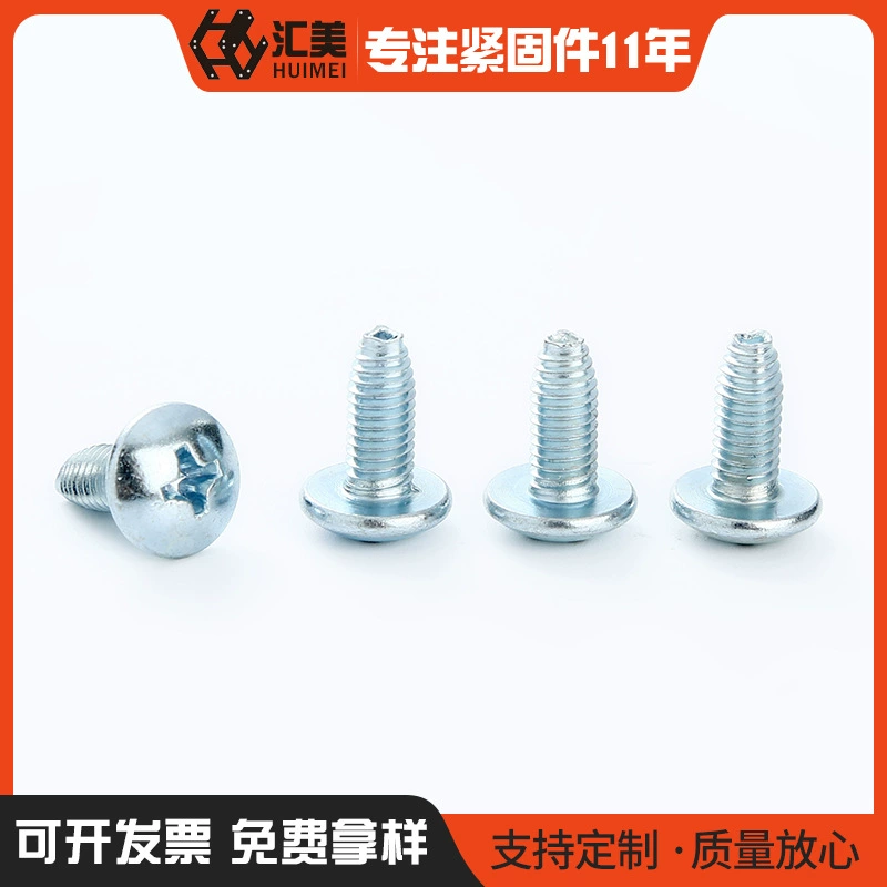 Стопорный винт с крестиком и треугольником с большой плоской головкой M4M5 производитель нестандартных винтов