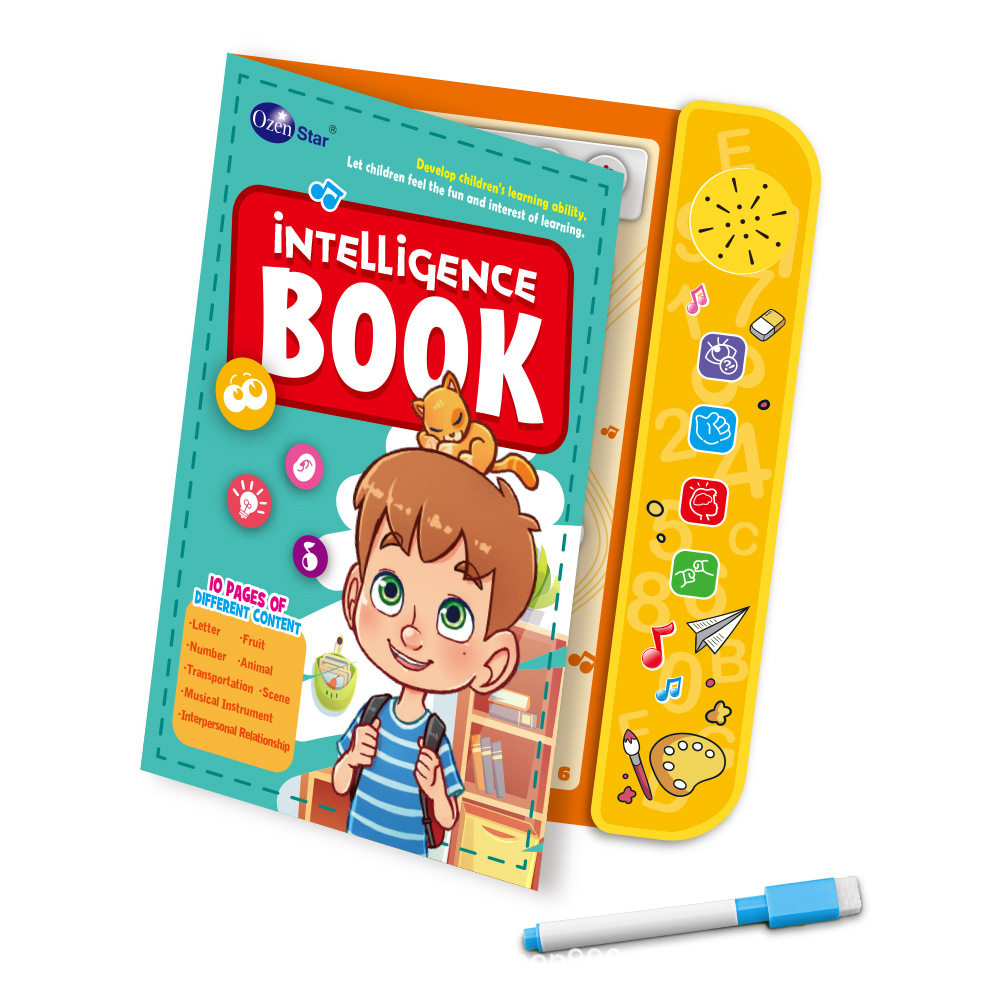 Xinlibao puzzle English point reading children's thinking development knowledge point reading machine parent-child early education interactive toy