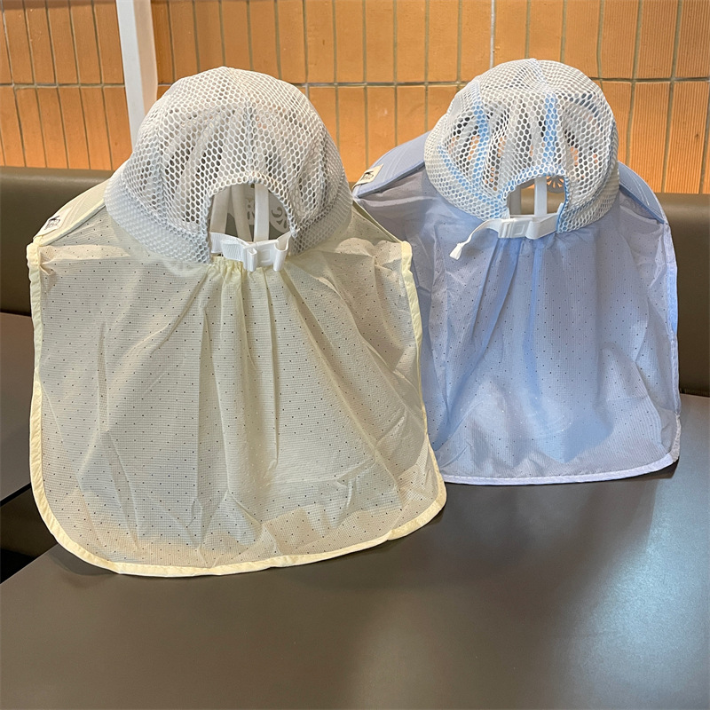 Sombrero para niños Sombrero de protección solar transpirable de malla fina de verano para niños y niñas Sombrero para el sol de viaje para bebés Gorro para el sol de cuello