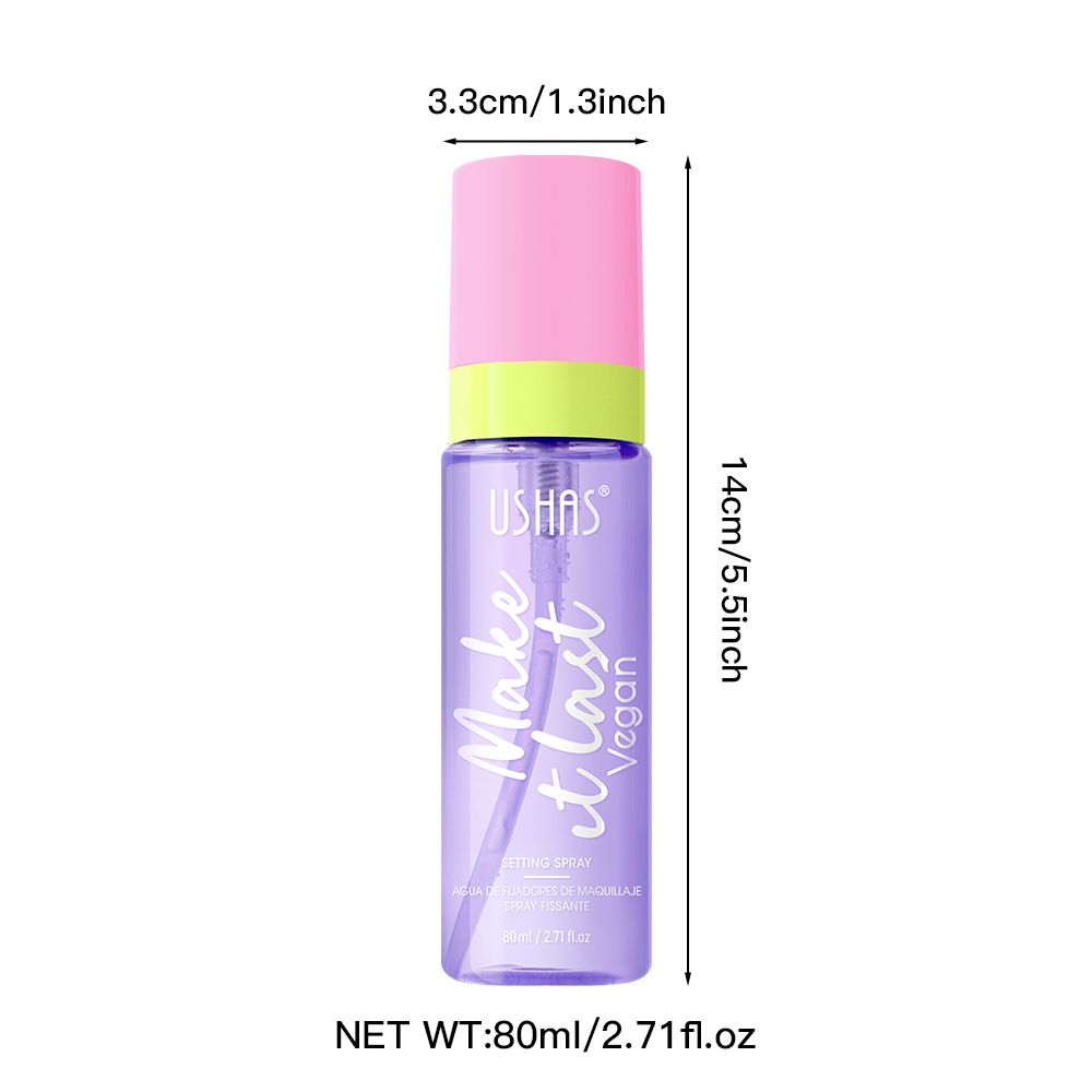 USHAS punto transfronterizo spray de maquillaje hidratante impermeable control de aceite hidratante agua de maquillaje UC116