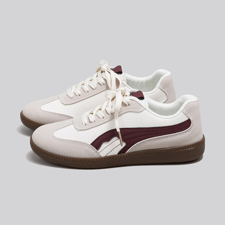 Zapatos casuales clásicos retro de mujer zapatos blancos bajos zapatos de plantilla de lazos para hombres y mujeres zapatos de entrenamiento F8868