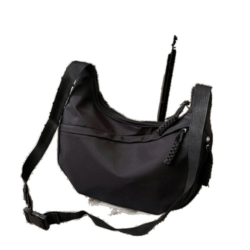 This year's popular Oxford cloth crossbody bag for women, casual single-shoulder student school commuting dumpling bag