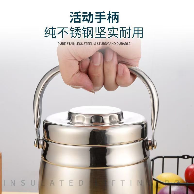 304不锈钢提锅三层保温桶学生便当盒饭盒餐盒提锅厂家批发速卖通|undefined