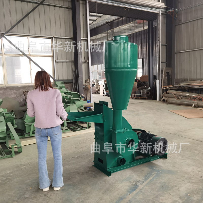 牛羊养殖秸秆饲料粉碎机 锤片式豆杆花生秧粉草机稻草麦草打糠机