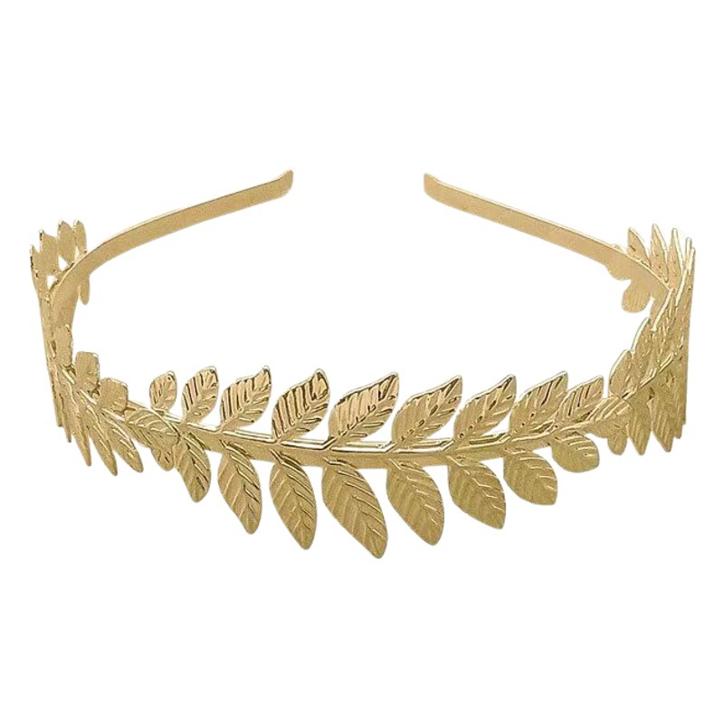 Diadema de Hojas de Moda Europea y Americana, Accesorio para el Cabello, Diadema de Metal con Hojas Doradas, Accesorio para el Cabello, Diadema Transfronteriza con Hojas Doradas de Amazon