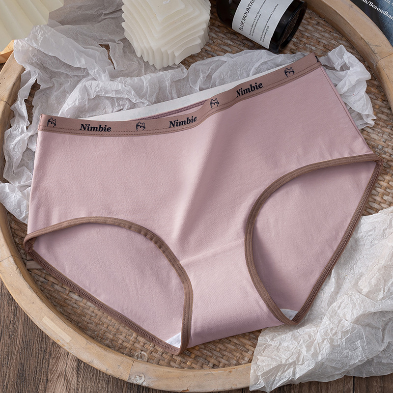 Ropa interior de algodón para mujer verano algodón fino entrepierna antibacteriana estilo deportivo pantalones cortos de triángulo para niñas sin costuras ropa interior de cintura media