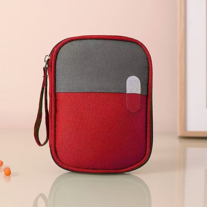 Medizinische Notfalltasche zur Seuchenverhütung, tragbar, für Zuhause und Internat, Aufbewahrungsbox für Medikamente, großvolumige medizinische Notfalltasche, Insulinbox