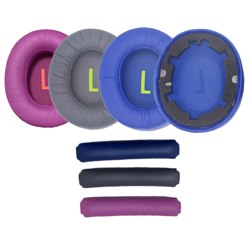 Suitable for Jbl Jr460Nc Bluetooth Kidsren's Headphone Cover Jr460 Sponge Cover Protective Leather Cover Leather Head Beam