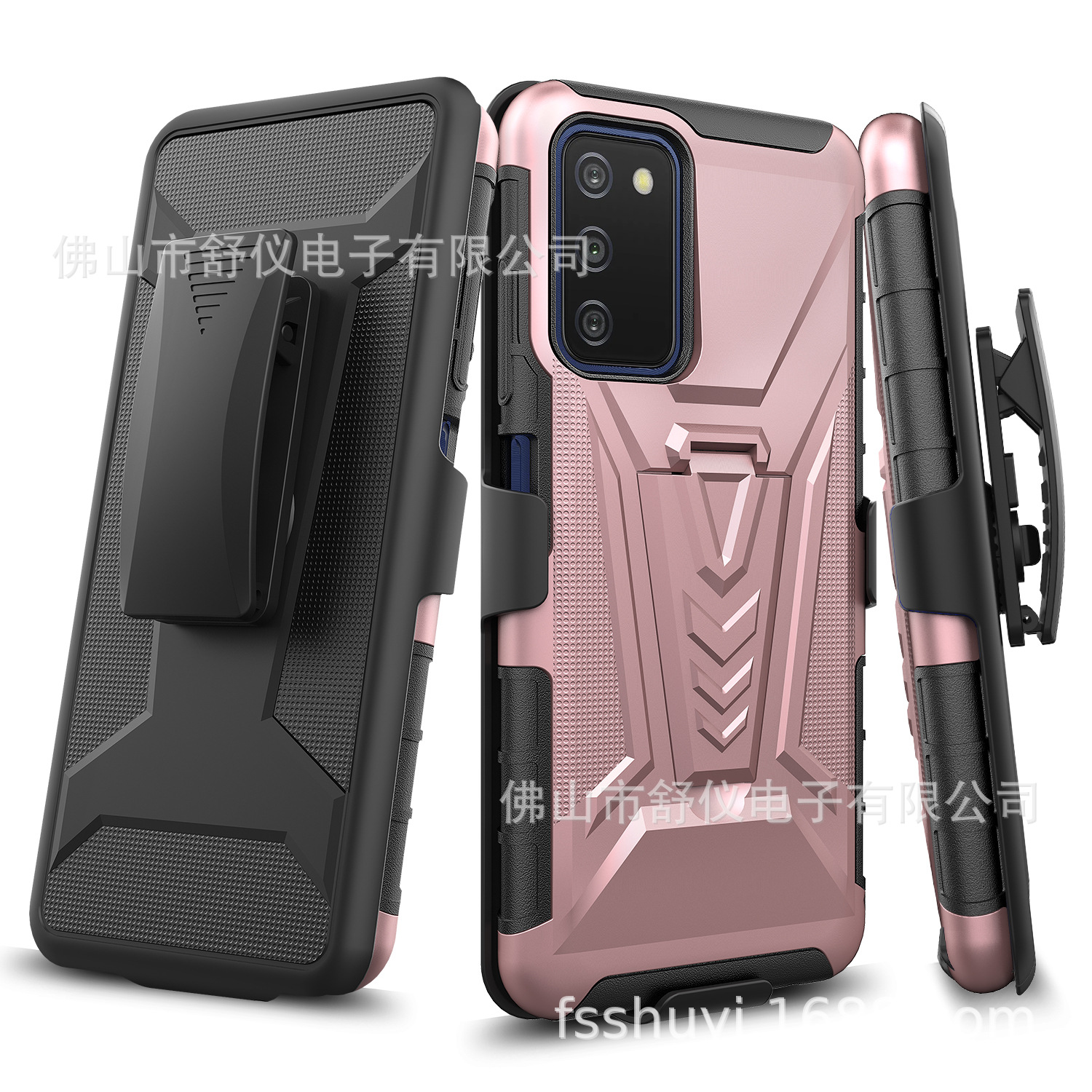 适用infinix Hot 10i X659 X652 X658支架喷油手机壳 背夹保护套