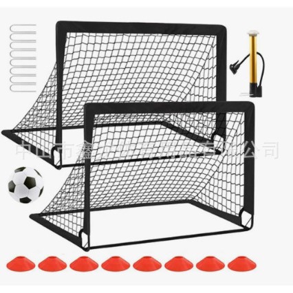 Portable Children's Soccer Goal Set, Soccer Training Net Frame, Movable Folding Soccer Goal Frame