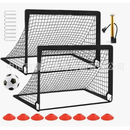 Portable Children's Soccer Goal Set, Soccer Training Net Frame, Movable Folding Soccer Goal Frame