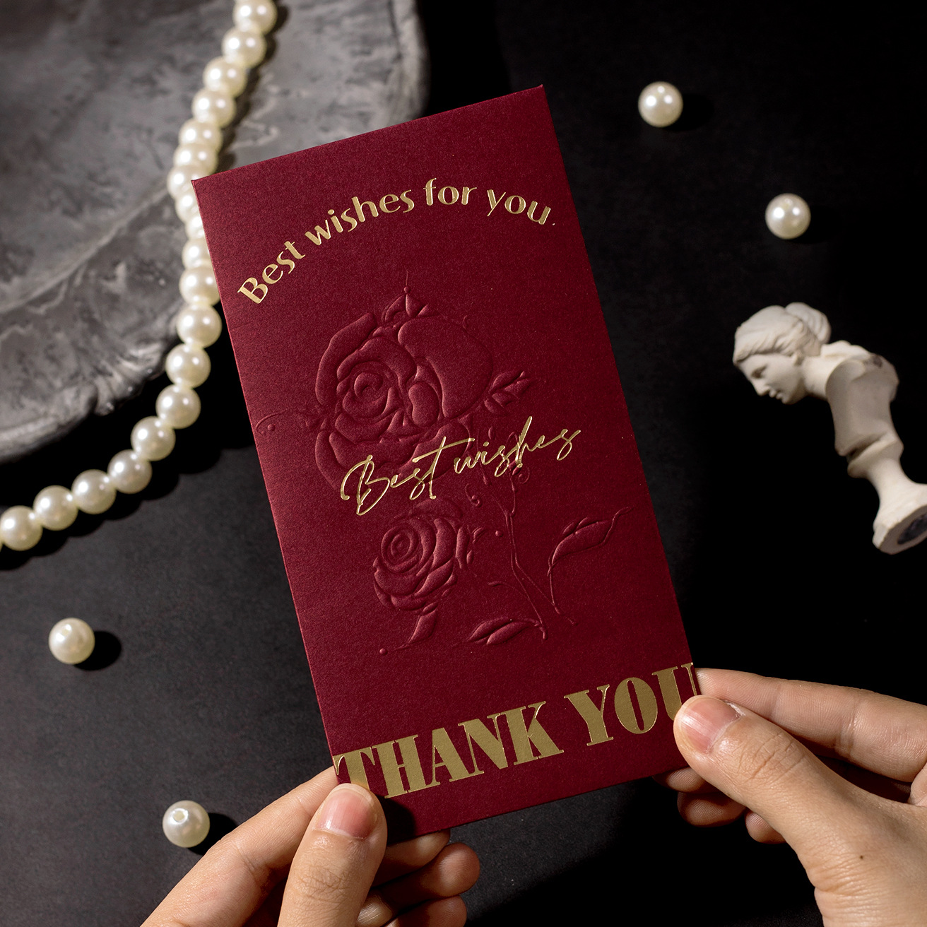High-grade wine red envelope universal wedding red envelope wedding gift gift gift envelope red envelope bag concave-convex gilding craft red envelope