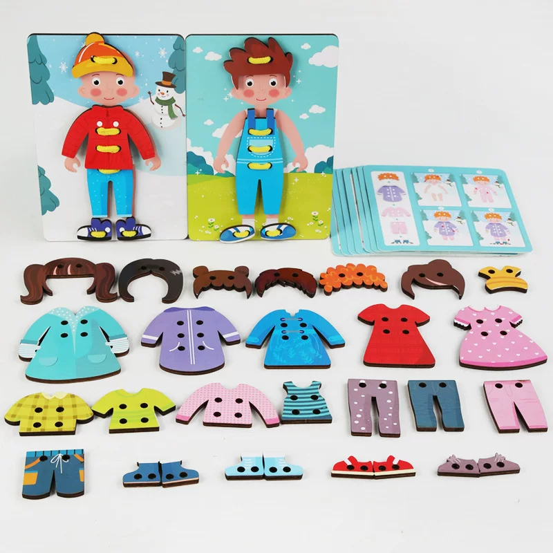 Wooden intellectual brainteaser for training, smart toy for hand-eye coordination, early education, concentration, wholesale