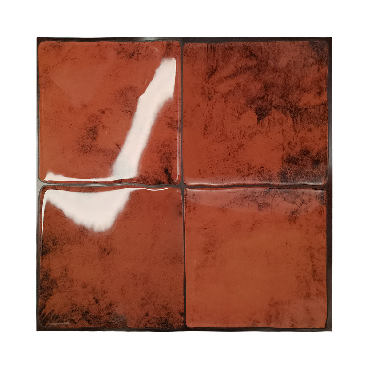 Autoadhesivo tridimensional cocina antiincrustante pegatinas de goteo renovación del hogar azulejos de lavandería cuadrada decoración interior papel pintado