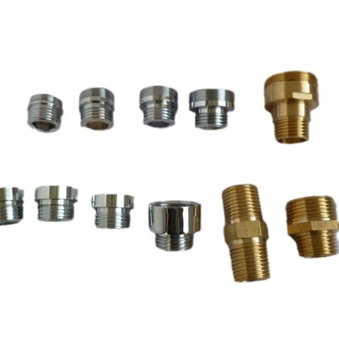 4 6 points/M18 20 22 24 28 32mm internal and external fine thread faucet accessories thread conversion copper connector