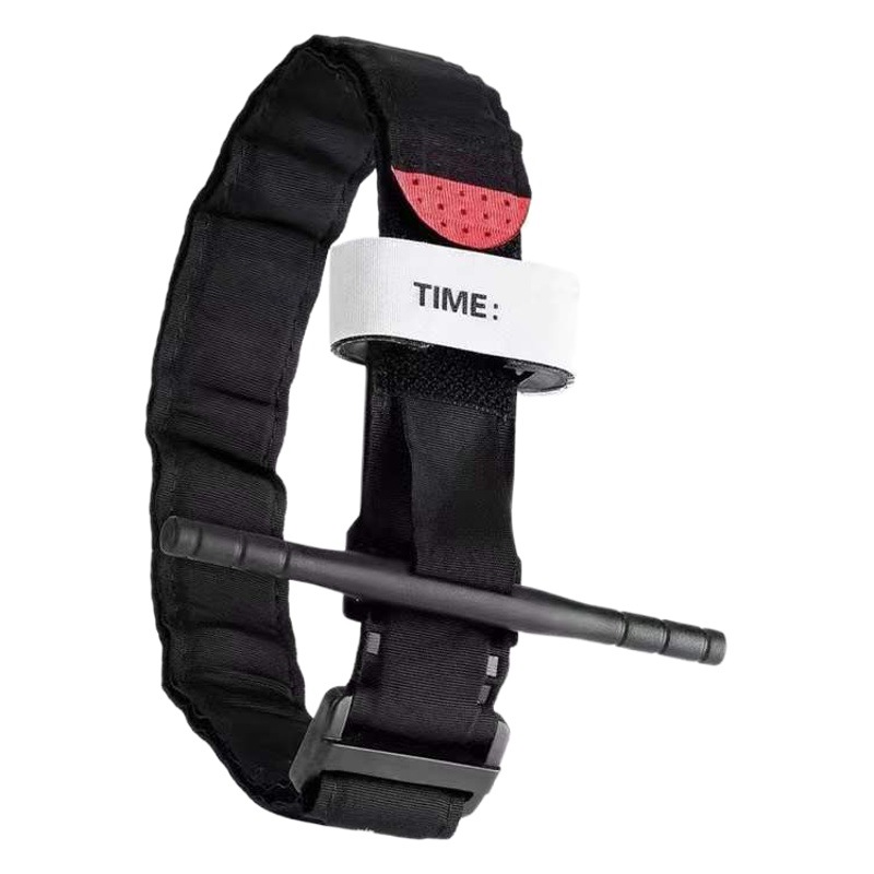 Punto torniquete de nailon para gatos hebilla táctica de primeros auxilios vendaje de entrenamiento militar giratorio al aire libre Velcro