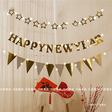 �����b���HAPPY NEW YEAR����C��M����ɫ����옷Ԫ������