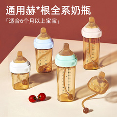 Adapter Compatible with Hegen Bottles Accessories Gravity Ball Duckbill Nipple General Square Duckbill Nipple for 6 Months and Above