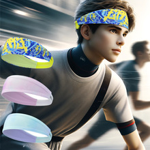 运动发带头带男跑步女篮球儿童防汗止汗头巾羽毛球健身吸汗带头戴