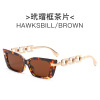 Sunglasses, trend chain, 2023 collection, city style, European style, cat's eye, wholesale