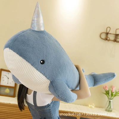 Doll Ocean Series Whale Pillow — Oyuncaq yastıqlar