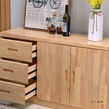 餐边新款柜酒柜鞋柜一体靠客厅轻奢墙收纳高柜北欧全实木简约
