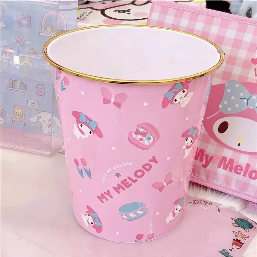 Милый пластиковый мусорный бак Melaeti Yugou Dog, для оформления спальни девушки, кухня, простой пластиковый корзина для мусора для гостиной/туалета