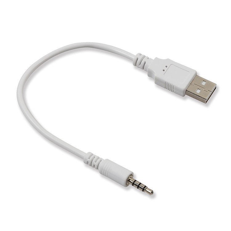 USB公转3.5MM公充电数据线电脑音响车载MP3蓝牙耳机充电器连接线