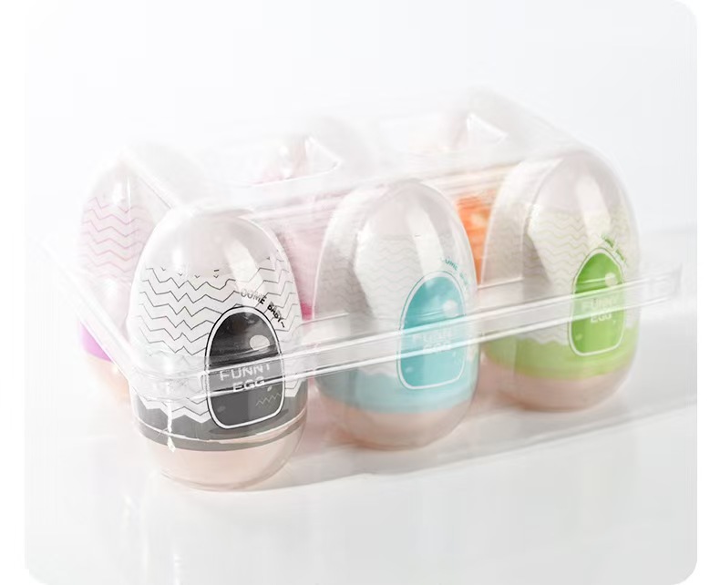 Mini Manual Masturbator Egg Set, 6-Pack Portable TPE Sleeves for Men — detail image 19