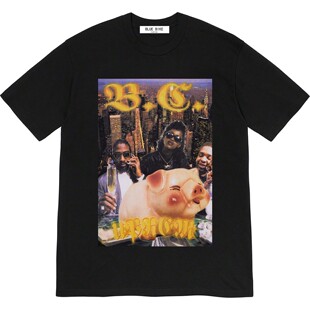 SS26���� WEEK13 MONEY TEE���X�i�D��ӡ��LOGO����T����Ů��