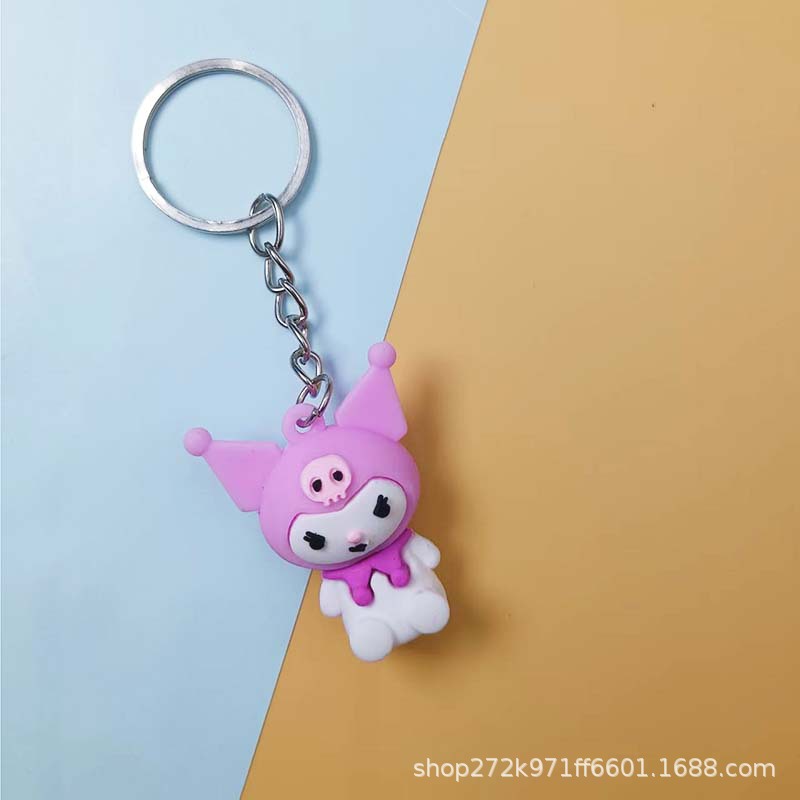 Llavero de Sanrio pequeño de dibujos animados - Muñeca, accesorio para cajas ciegas de Navidad, colgante de mochila, regalo, venta al por mayor