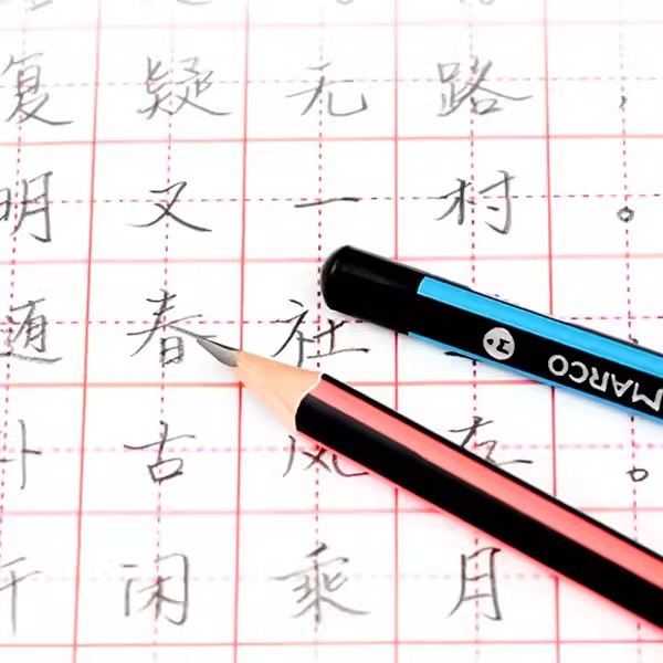 Marco 9003 triángulo barra tira lápiz niños fácil de mantener postura positiva HB kindergarten Escuela Primaria estudiante lápiz seguridad ninguno