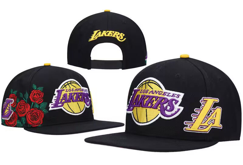 NBA ロサンゼルス レイカーズ バスケットボール ベースボール キャップ フラットつば調節可能なキャップ ヒップホップ ファッション フラットつばキャップ 越境貿易|undefined