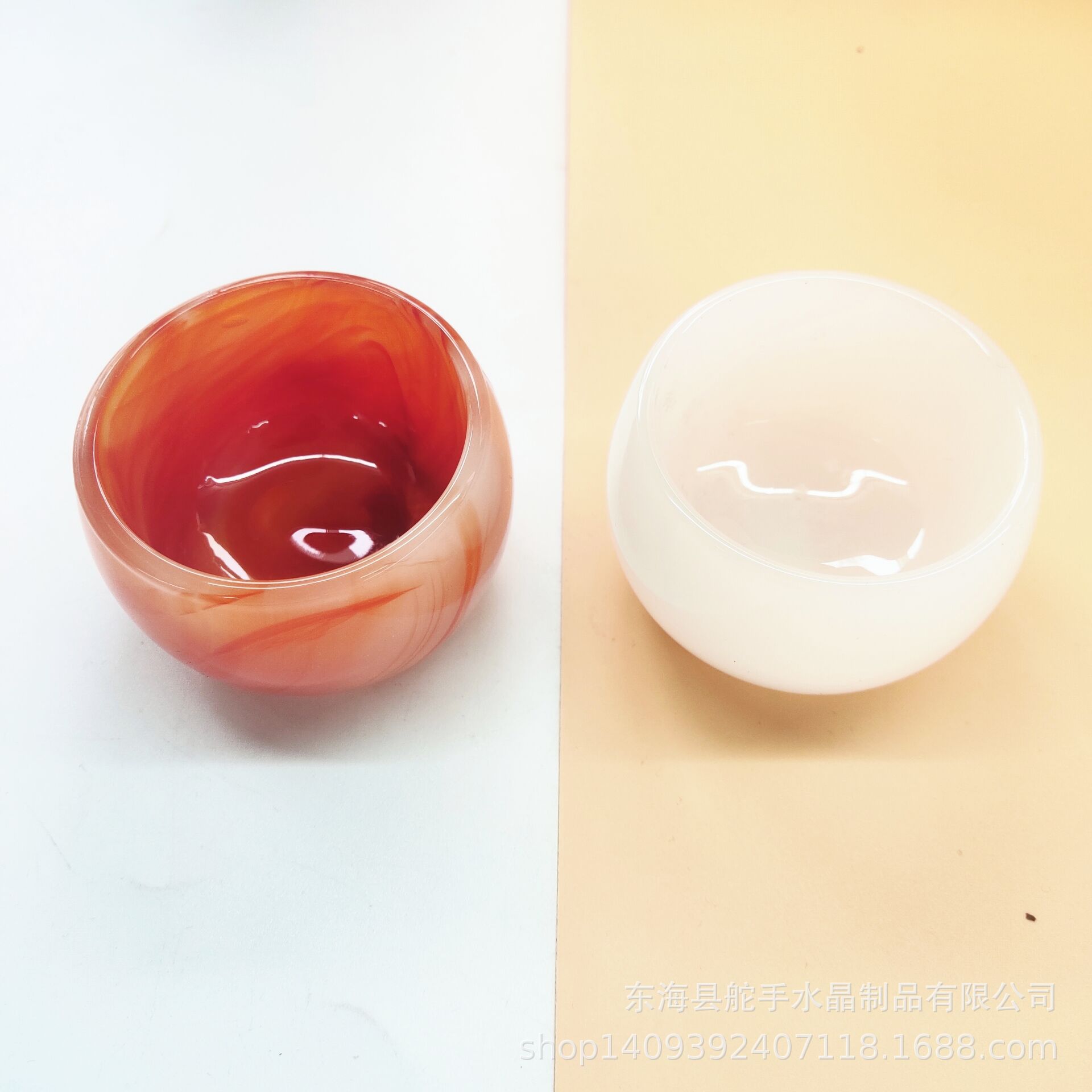 A large number of wholesale agate crystal bowl for Buddhist cup for…