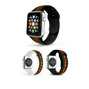 Suitable for Apple Watch Apple High-Definition Color Printing Strap iWatch Hot Stamping Spot Silicone Wristband