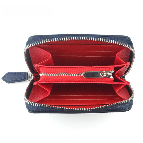 Bestselling Cross-border 2024 New Amazon Women's Short Wallet Grass Pattern Men's Zipper Coin Purse Wallet