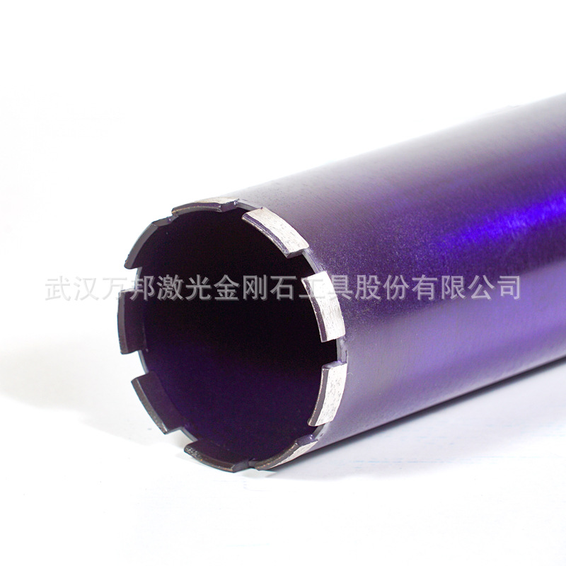 现货102钢混金刚石薄壁钻 4寸混凝土空心钻水钻湿钻头 1/4UNC接头