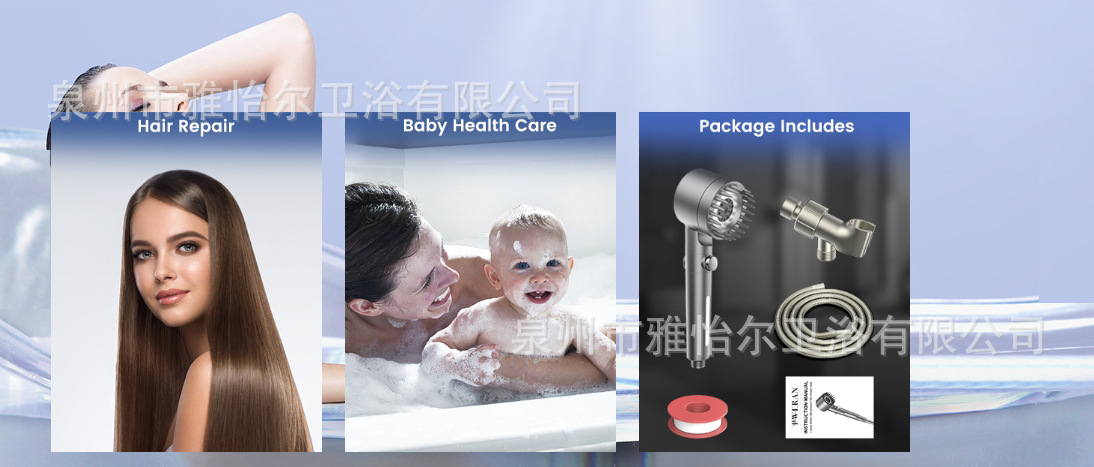 Cross-border wearing shower head, powerful pressurized bathroom shower head, spray, hand-held hand-filtered showerhead undefined