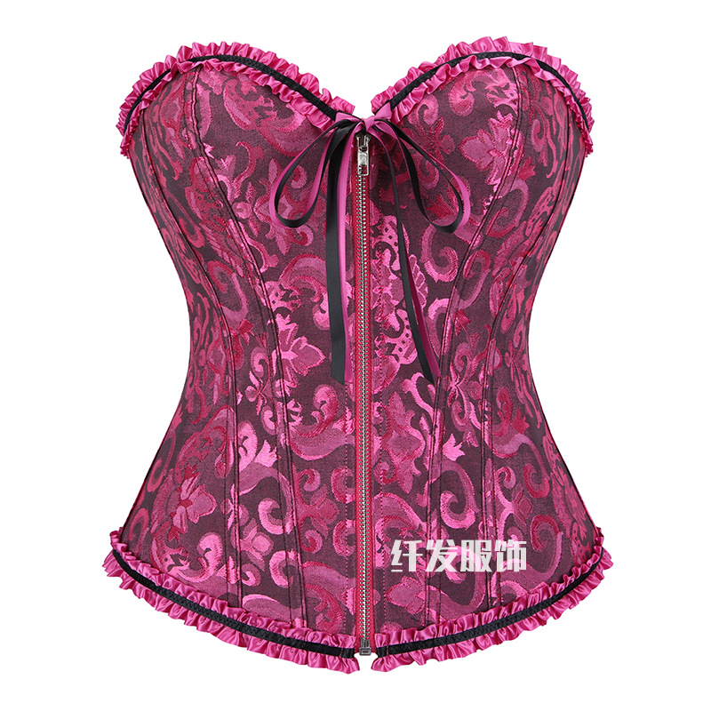 Ropa interior de la boda suministro Comercio exterior vestido novia cremallera cintura chaleco corsé corte europeo y americano vientre contratación
