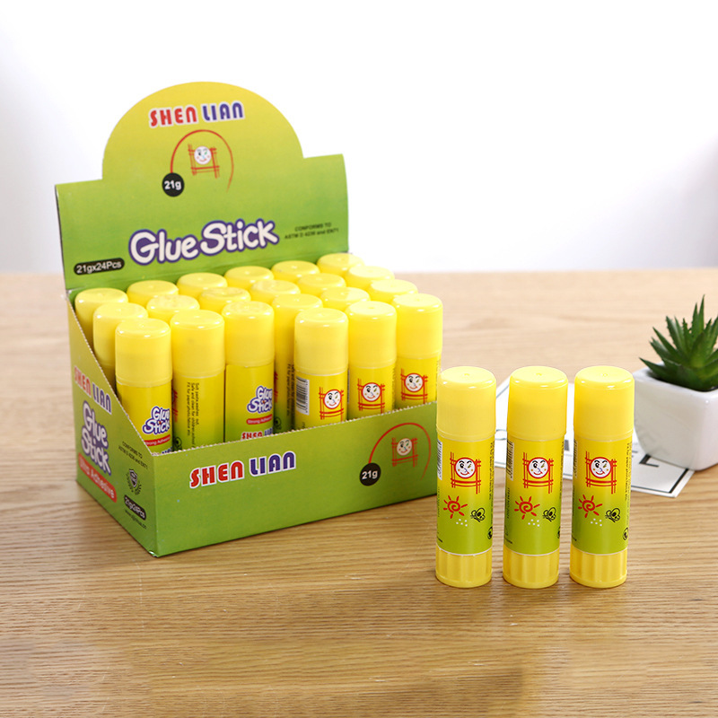 Suministros de oficina para estudiantes pegamento sólido pequeño mediano grande 36g pegamento de barra de pegamento hecho a mano para niños papelería financiera al por mayor