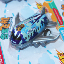 儿童新款玩具小飞机模型挂板合金回力车玩具校门口2元店百货批发