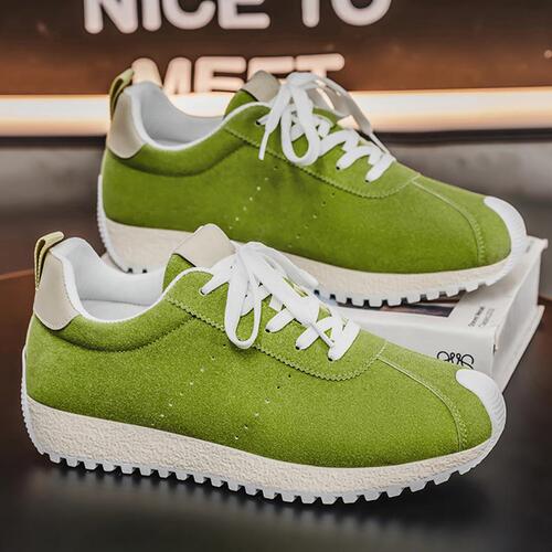 Asgar Sports Shoes Korean Version Men's Casual Sports Shoes Trendy Shoes Thick Sole Shoes Four Seasons Board Shoes
