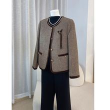 中年妈妈秋装小香风上衣服新款中老年女装春秋贵夫人品牌外套