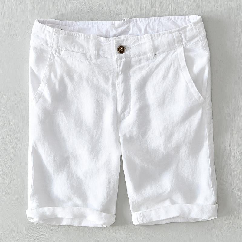 1921 fashion personality simple loose Joker thin linen shorts casual pants beach pants a generation of hair