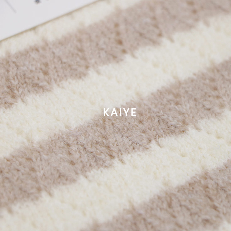 9支弹力羊驼毛羊毛渐变段染喷毛花式手混线手作毛线织女纱线小团