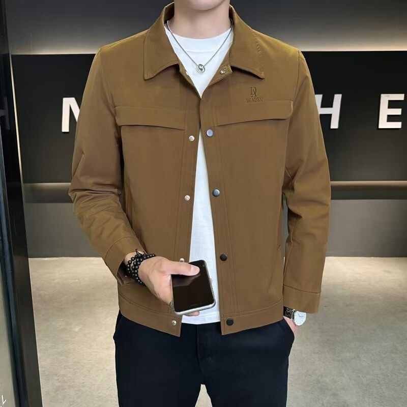 Spring and Autumn New Style Jacket, Fashionable, Casual, Stylish, Slim Fit, Versatile Men's Outerwear, Standard Quick-Dry Men's Clothing for Spring and Autumn Spring and Autumn New Style Jacket, Fashionable, Casual, Stylish, Slim Fit, Versatile Men's Outerwear, Standard Quick-Dry Men's Clothing for Spring and Autumn
