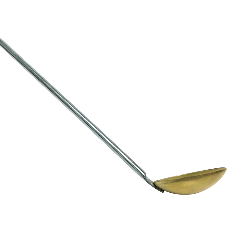 燃烧匙实验室加热反应工具取样器材化学耗材教学仪器长柄铜燃烧勺